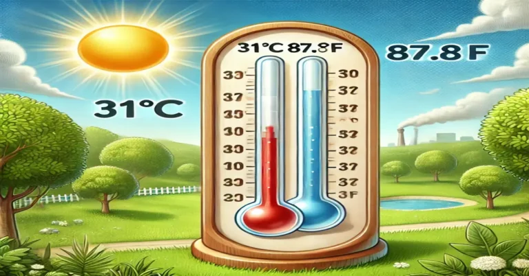 31 Celsius to Fahrenheit